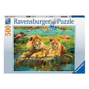 Puzzle Familie de lei, 500 piese imagine