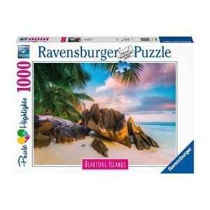 Puzzle Ravensburger - Paradisul din Seychelles, 1000 piese imagine