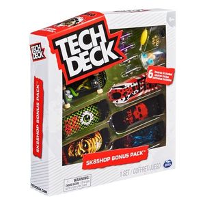 Set 6 mini placi skateboard, Tech Deck, Bonus Pack 20136700 imagine