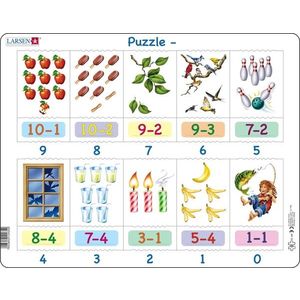 Puzzle 20 piese - Maxi - Mathematics | Larsen imagine