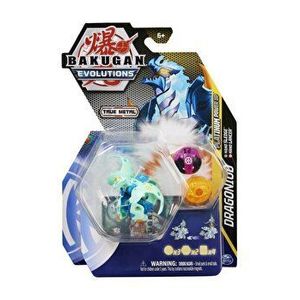 Set figurine Bakugan S4 Evolutions - Platinum Powerup, Dragonoid, Nano Sledge, Nano Lancer imagine