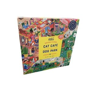 Puzzle - Cat Cafe & Dog, 500 piese | Professor Puzzle imagine