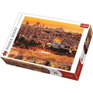 Puzzle 3000 piese - The Roofs Of Jerusalem | Trefl imagine
