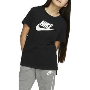 Tricou copii Nike Sportswear Basic Futura AR5088-010, 146-156 cm, Negru imagine