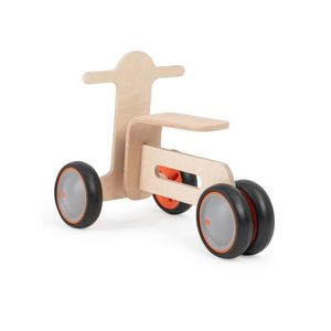 Bicicleta cu 3 roti pentru copii Tribike MamaToyz lemn natural fara pedale imagine