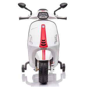 Motocicleta electrica pentru copii Vespa 12V alb imagine