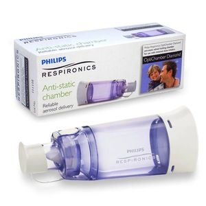 Set camera de inhalare si masca medie 1-5 ani LiteTouch Philips Respironics imagine