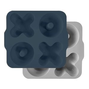 Set recipiente de gatit Minikoioi 100 premium silicon deep blue powder grey imagine