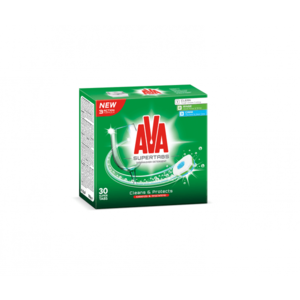 Detergent de vase AVA Supertabs tablete pentru masina de spalat 30 tablete imagine
