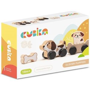 Jucarie din lemn - Clever Puppies | Cubika imagine
