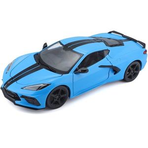 Masinuta Maisto, Chevrolet Corvette Stingray Coupe, 1: 24, Blue imagine