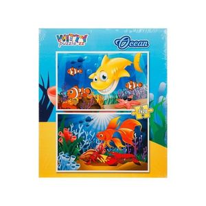 Puzzle Witty Puzzlezz, 2 x 20 piese, Ocean imagine
