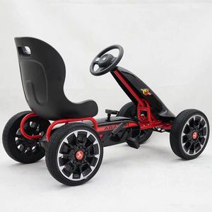 Kart cu pedale pentru copii Abarth negru imagine