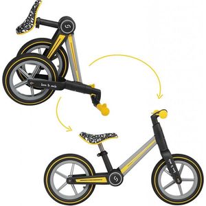 Bicicleta fara pedale pliabila Ronny Yellow Skiddou imagine
