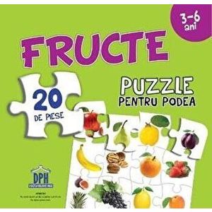 Fructe. Puzzle pentru podea. 20 de piese. 3-6 ani - *** imagine