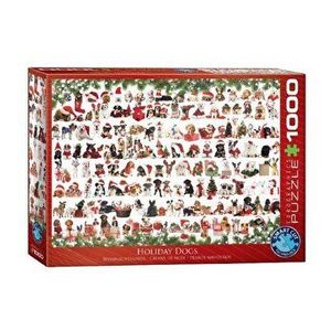 Puzzle Eurographics - Holiday Dogs, 1000 piese imagine
