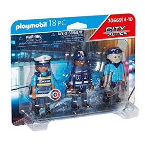 Playmobil City Action - Police, Set 3 figurine politisti imagine