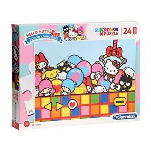 Puzzle Maxi Super Color Hello Kitty, 24 piese imagine
