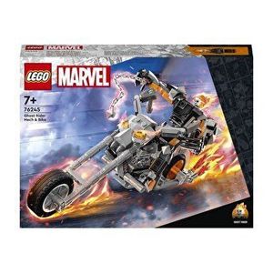 LEGO Super Heroes - Marvel Robot si motocicleta Calaretul fantoma 76245 imagine