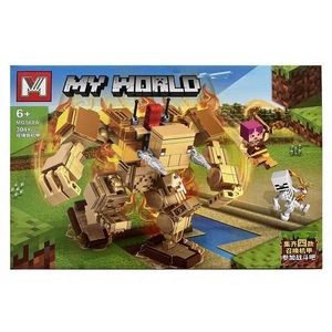 Set de constructie MG, My World of Minecraft - Robot, 304 piese imagine