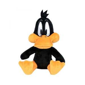 Jucarie din plus Daffy Duck Sitting, Looney Tunes, Play by Play, 34 cm imagine