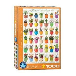 Puzzle Eurographics - Cactus & Succulents, 1000 piese imagine