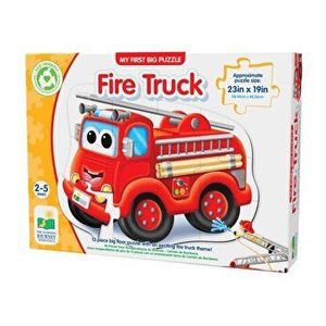 Puzzle de podea - Camion de pompieri, 12 piese imagine
