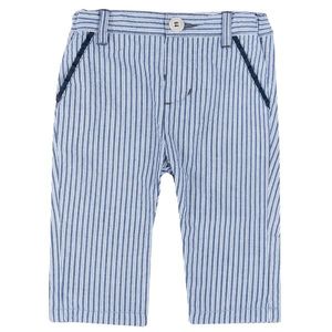 Pantaloni copii Chicco, alb cu albastru, 08431 imagine