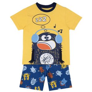 Pijama copii Chicco, albastru cu galben, 35394 imagine
