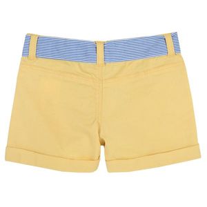 Pantaloni copii scurti Chicco, galben deschis, 52776 imagine