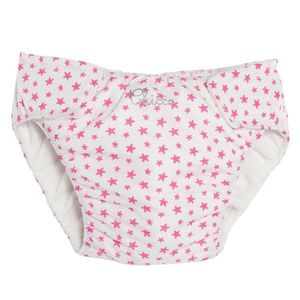 Slipi baie fetite, Chicco, alb cu roz, 92857 imagine