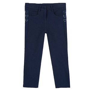 Pantaloni lungi copii Chicco, 08590-61MC, Albastru imagine