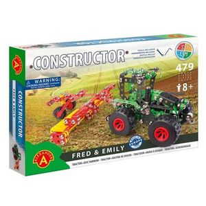 Set constructie - Constructor - Tractor Fred & Emily | Alexander Toys imagine