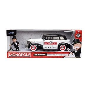 Set figurina si masinuta - Mr. Monopoly & 1939 Chevrolet Master Deluxe | Jada Toys imagine