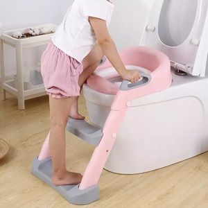 Reductor toaleta cu scara Little Mom Grow Up Pink imagine