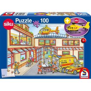 Puzzle 100 piese - Rescue Helicopter | Schmidt imagine