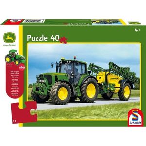 Puzzle 40 piese - Tractor 6630 with Sprayer | Schmidt imagine