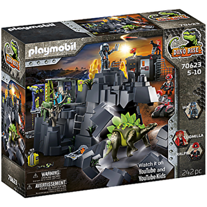 Playmobil Dinos - Mina de cristal cu dinozaur imagine