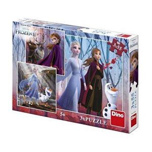 Puzzle 3 in 1 - Frozen II, 165 piese imagine