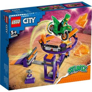 LEGO® City Stuntz - Provocarea de cascadorii pe rampa cu saritura prin cos (60359) imagine