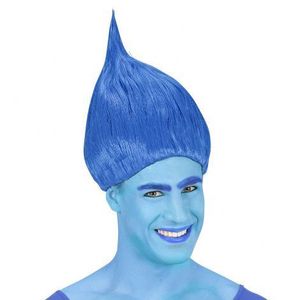 Peruca albastra troli imagine