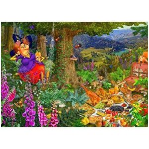 Puzzle Bluebird - Francois Ruyer: The Witch Picnic, 1500 piese imagine