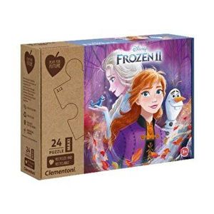 Puzzle Maxi Frozen 2, din materiale reciclate, 24 piese imagine