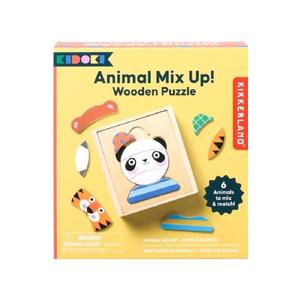 Puzzle educativ. Animal Mix Up! Wooden Puzzle imagine