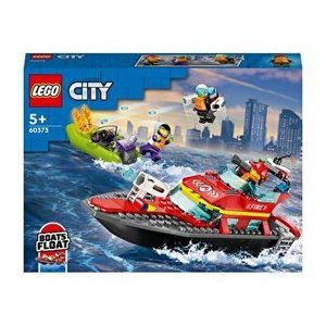 LEGO City - Barca de salvare a pompierilor 60373 imagine