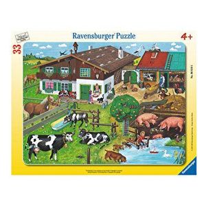 Puzzle Familii de animale, 33 piese imagine