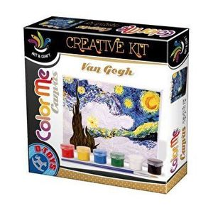 Joc creativ D-Toys Color Me Canvas Van Gogh - Starry Night imagine