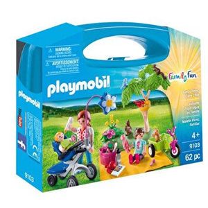 Playmobil Family Fun - Set portabil Picnic in familie imagine