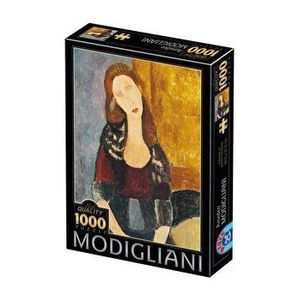 Puzzle adulti D-Toys Amedeo Modigliani - Portrait of Jeanne Hebuterne, 1000 piese imagine