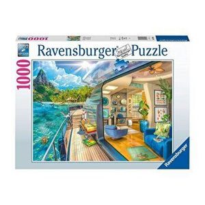 Puzzle Ravensburger - Insula tropicala Charter, 1000 piese imagine